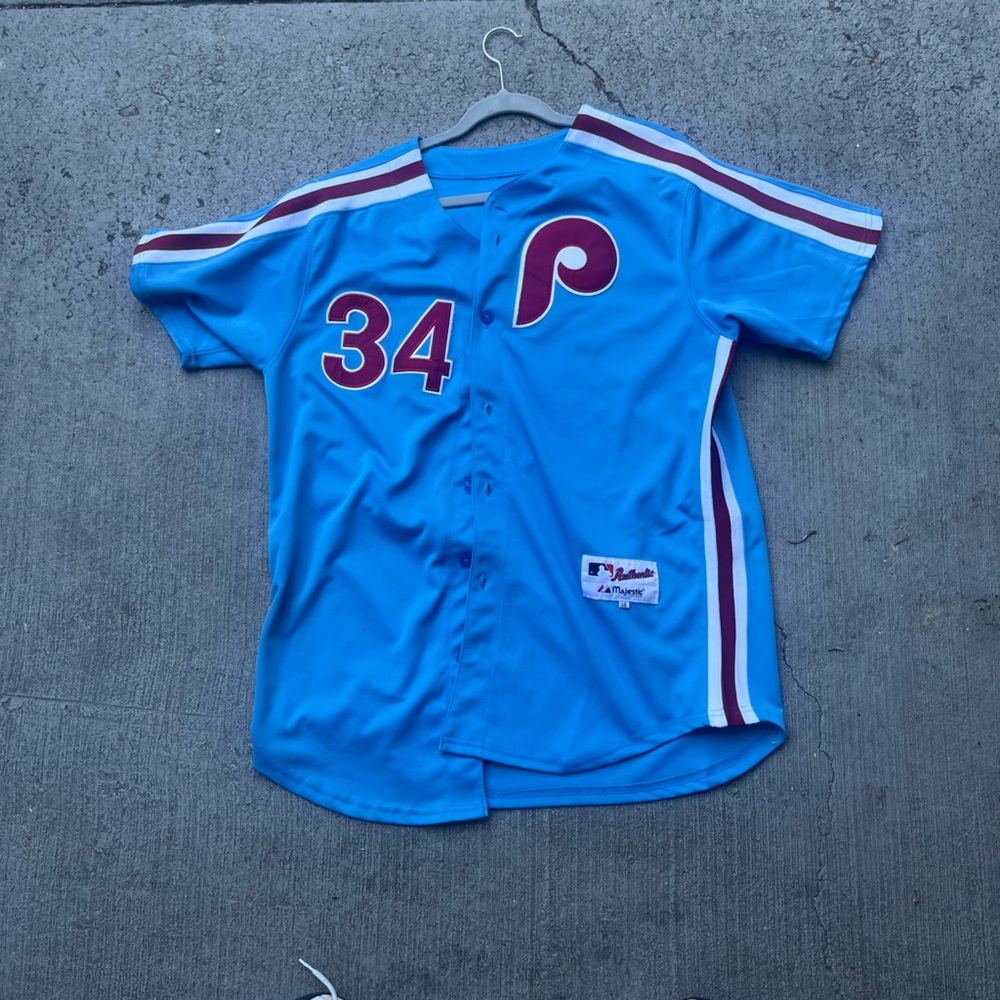 PHILADELPHIA PHILLIES CIVIL RIGHTS GAME AUTHENTIC JERSEY 48 ROY HALLADAY